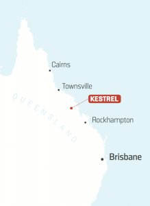 Anglo Pacific Value Analysis Kestrel location map